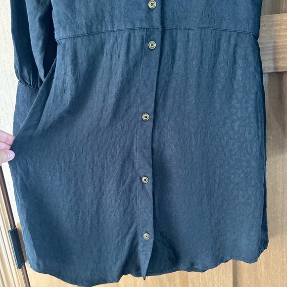 NWT CHASER Paxton Licorice Mini Dress Black Women’s size Small - Picture 5 of 16